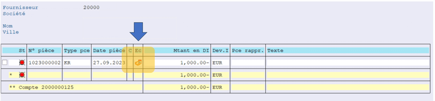 SAP Finance - F110 - La facture n'est pas échue